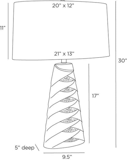 Arteriors Home Corpus Lamp PTC29-SH041