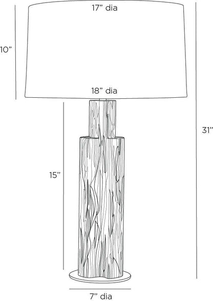 Arteriors Home Eris Lamp PTC35-643