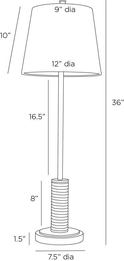 Arteriors Home Conway Lamp PTC36