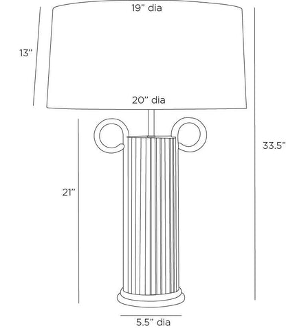 Arteriors Home Eros Lamp PTC41-764