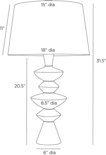 Arteriors Home Jillian Lamp PTC44-152