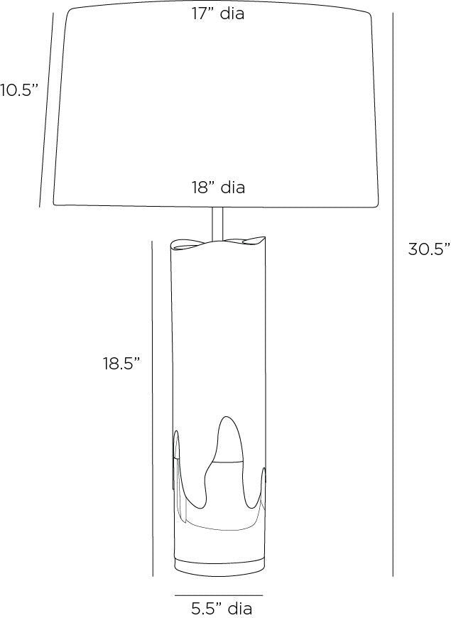 Arteriors Home Equinox Lamp PTC46-SH049