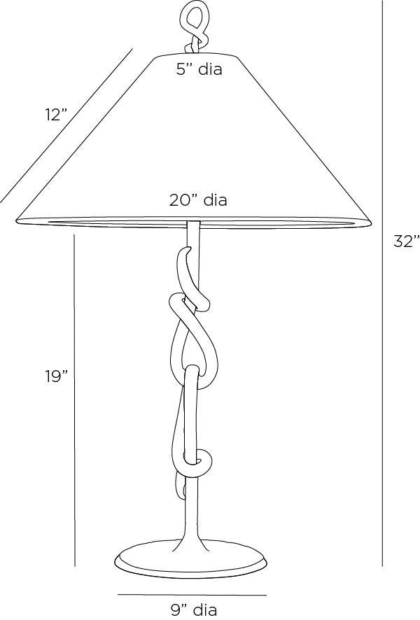 Arteriors Home Dutton Lamp PTI14-SH042