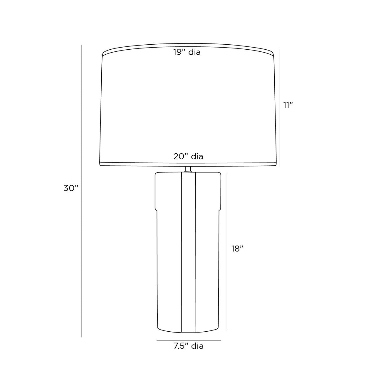 Arteriors Home Wyatt Lamp PTS06-165