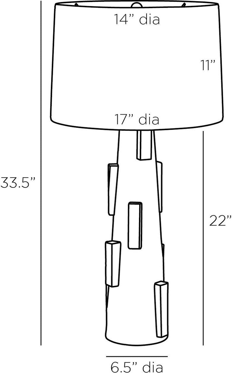 Arteriors Home Boulder Lamp PTS08-357