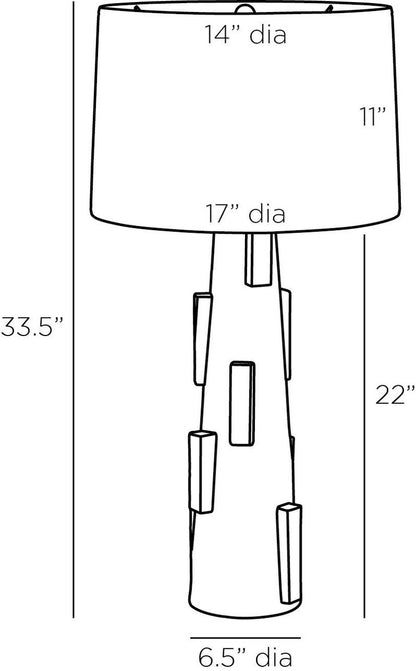 Arteriors Home Boulder Lamp PTS08-357