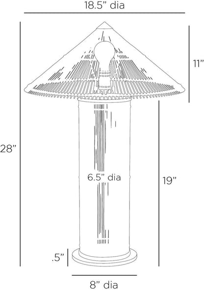 Arteriors Home Belize Lamp PTS10