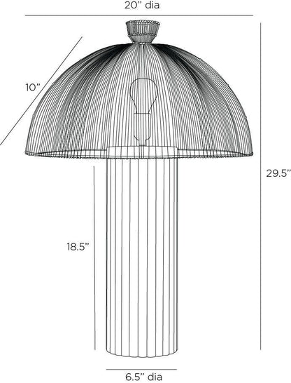 Arteriors Home Como Lamp PTS15