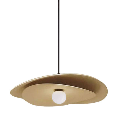 Dainolite 12W LED Paven Pendant Aged Brass PVN-2012LEDP-AGB