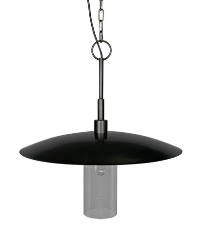 Noir Anton Pendant in Aged Brass PZ009AB