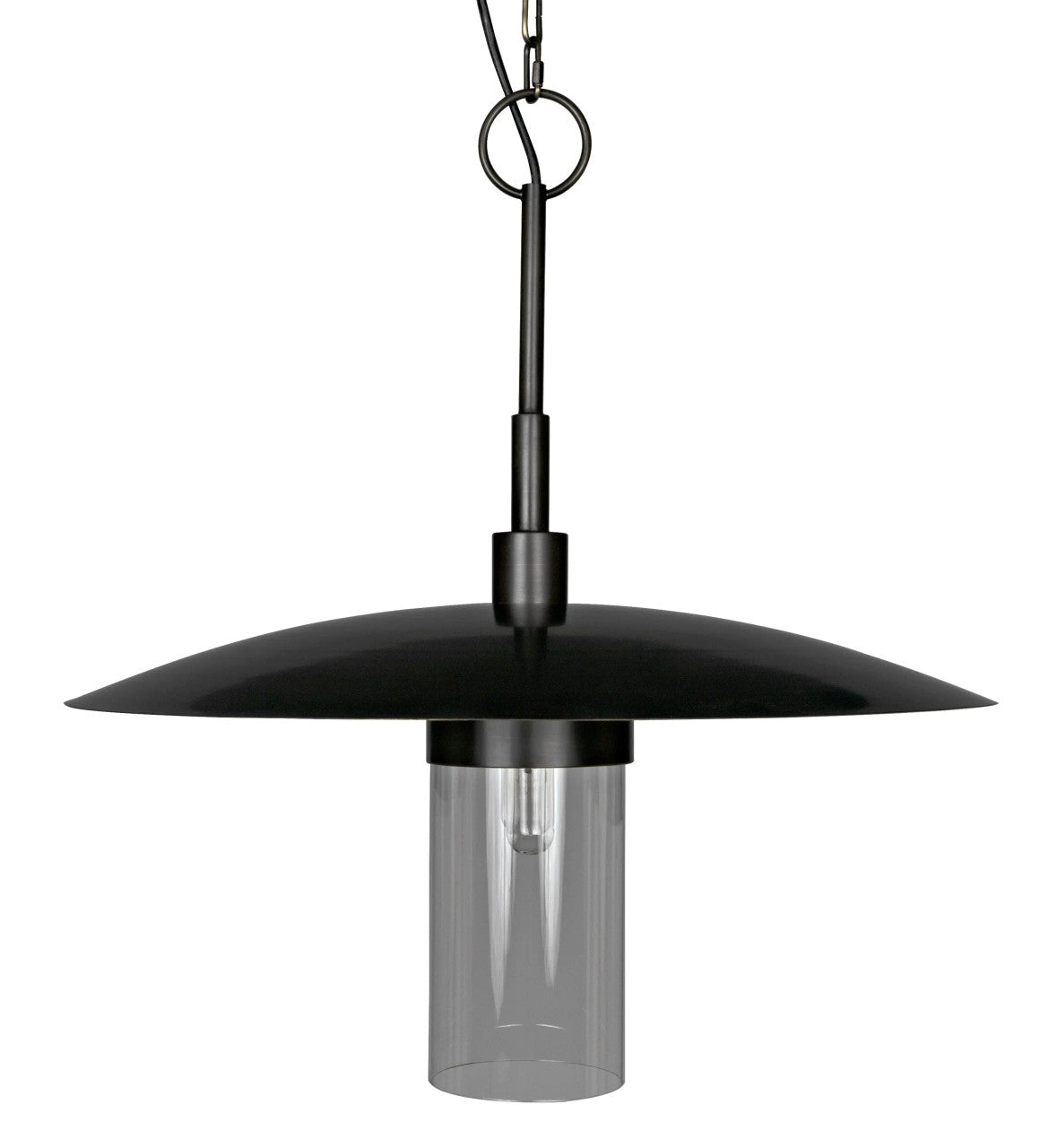 Noir Anton Pendant in Aged Brass PZ009AB