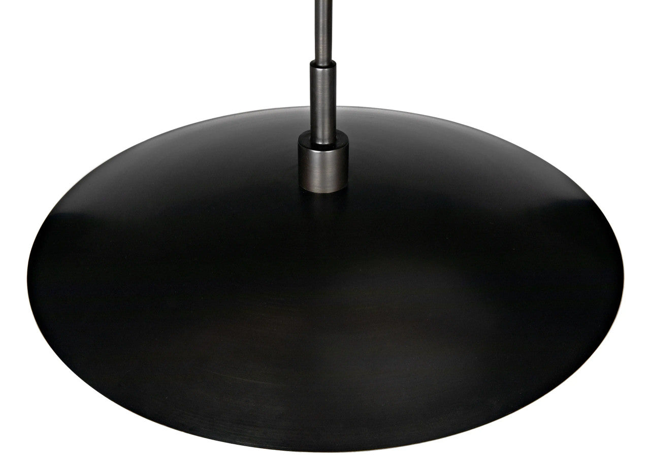 Noir Anton Pendant in Aged Brass PZ009AB