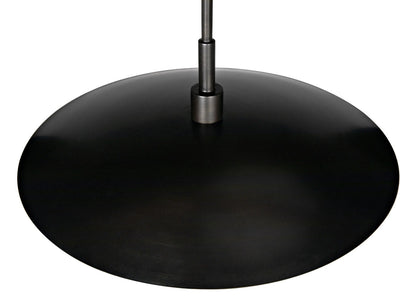 Noir Anton Pendant in Aged Brass PZ009AB