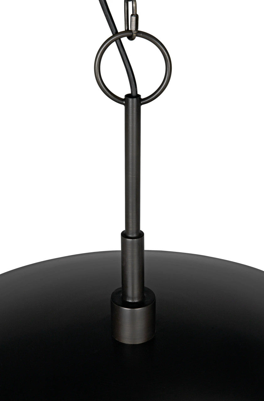 Noir Anton Pendant in Aged Brass PZ009AB