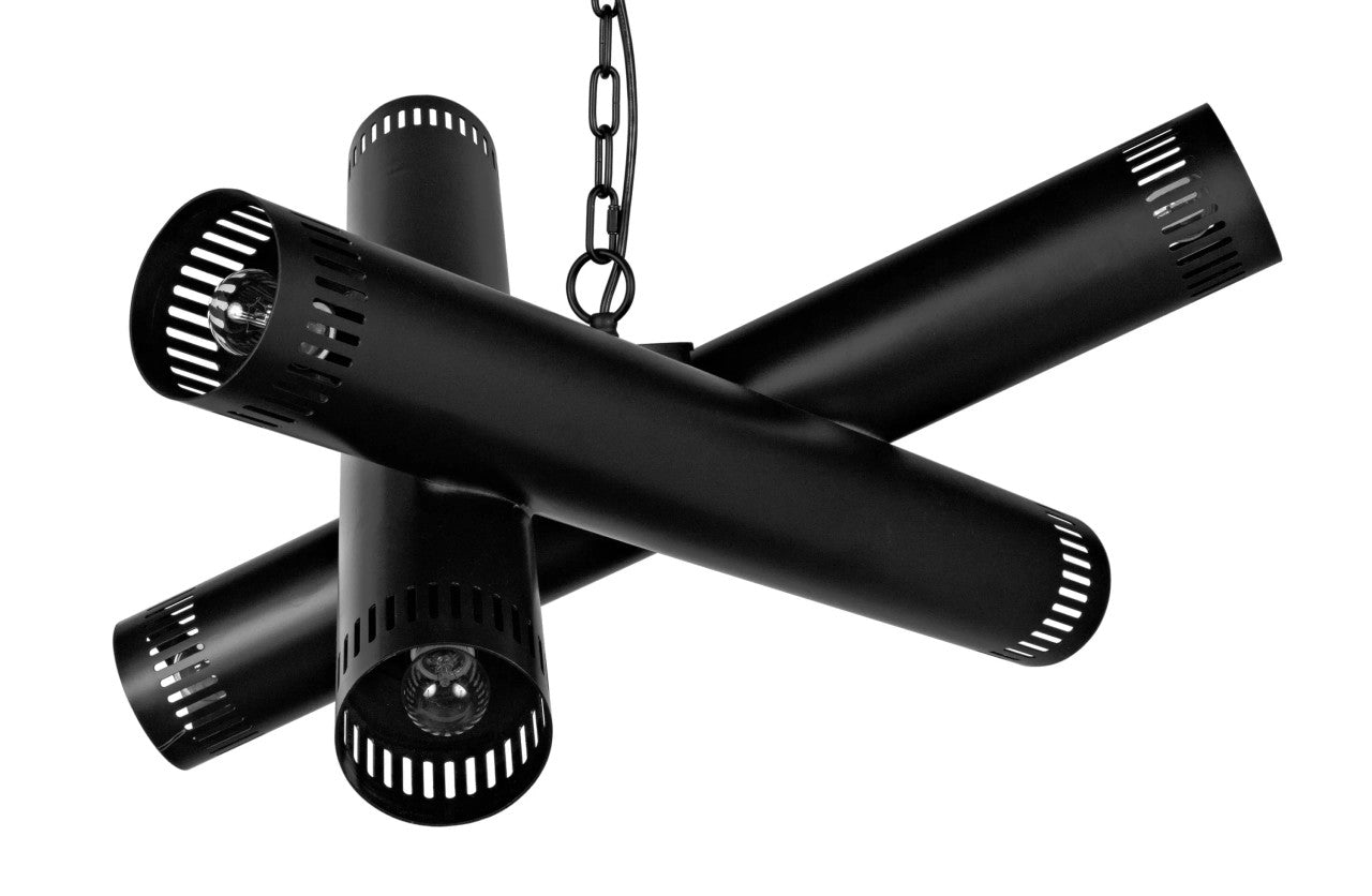 Noir Javelin Chandelier in Matte Black PZ013MTB