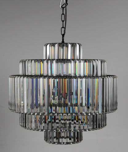 Noir Axa Chandelier in Matte Black PZ027MTB