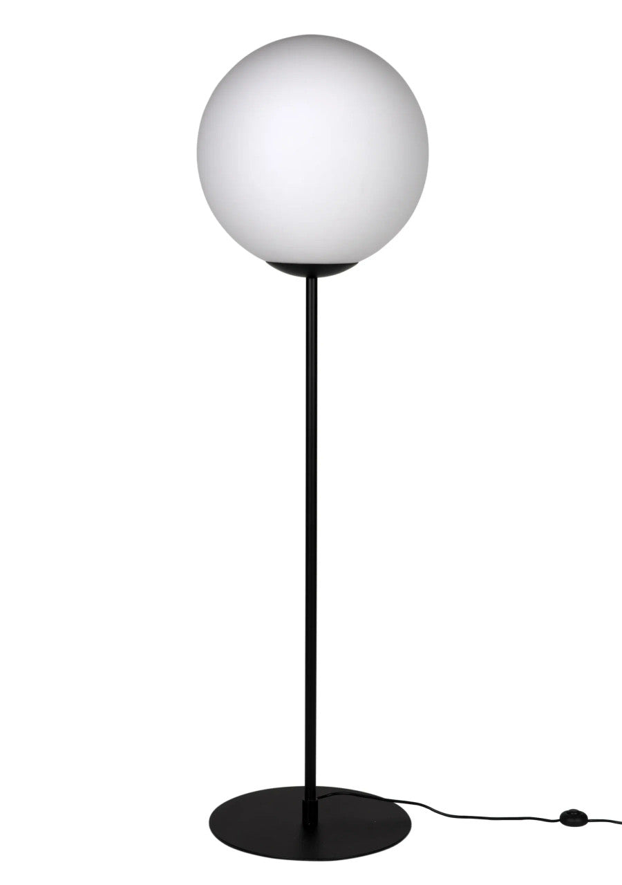 Noir Lazarus Floor Lamp in Matte Black PZ028MTB