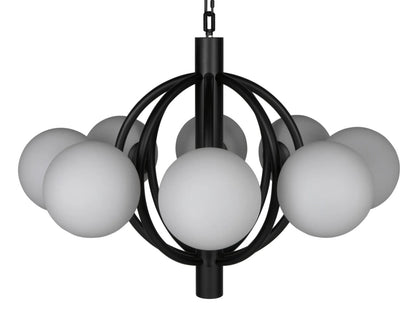 Noir Carousel Chandelier in Matte Black PZ029MTB