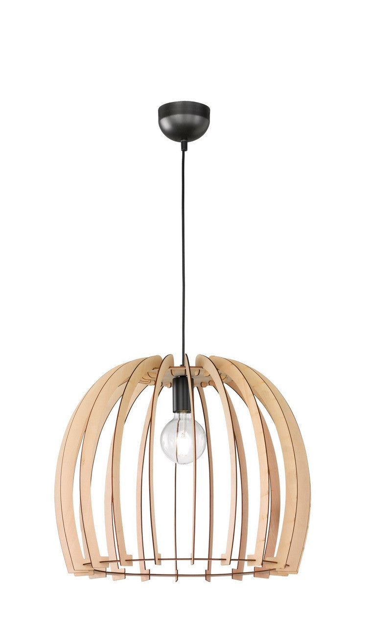 Arnsberg Wood Wood Pendant Light in Wood Color R30255030