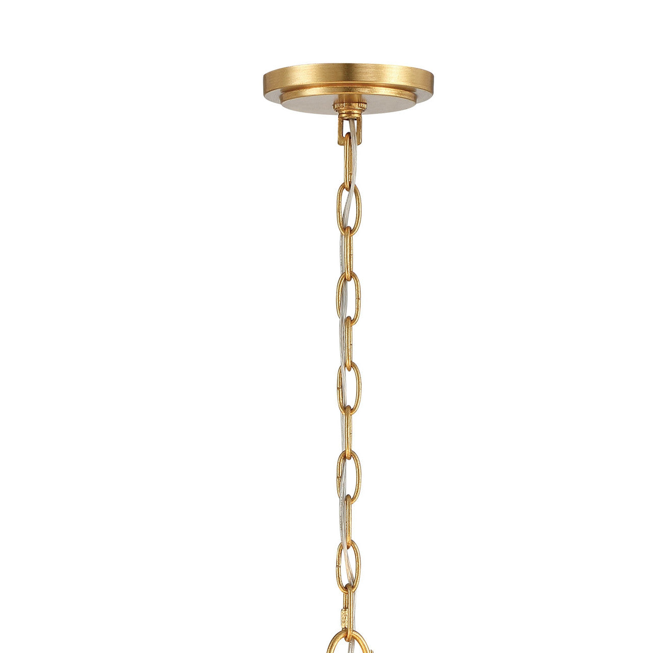 Crystorama Rollins 8 Light Antique Gold Chandelier ROL-18808-GA