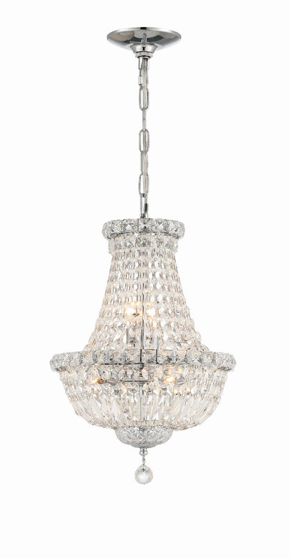 Crystorama Roslyn 5 Light Polished Chrome Mini Chandelier ROS-A1006-CH-CL-MWP