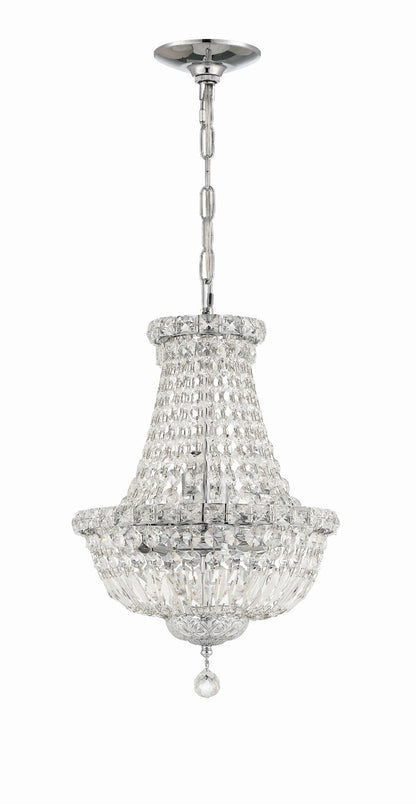 Crystorama Roslyn 5 Light Polished Chrome Mini Chandelier ROS-A1006-CH-CL-MWP