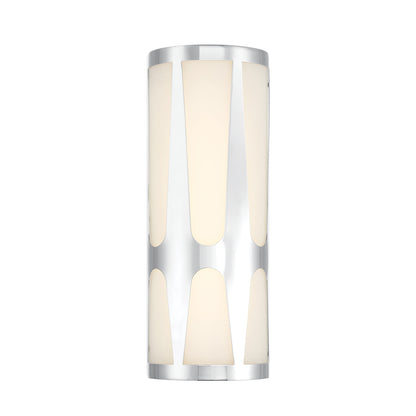 Crystorama Royston 2 Light Polished Chrome Sconce ROY-802-CH