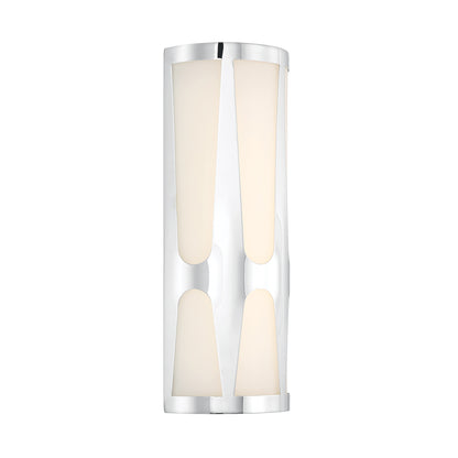 Crystorama Royston 2 Light Polished Chrome Sconce ROY-802-CH