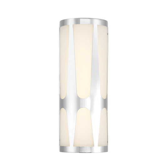 Crystorama Royston Integrated LED Polished Chrome Sconce 
 ROY-802-CH_LED