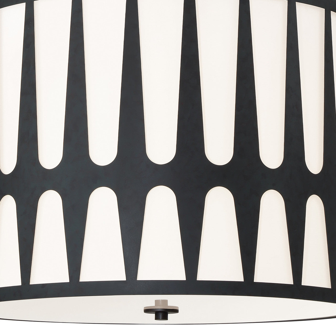 Crystorama Royston 5 Light Black Pendant ROY-809-BK