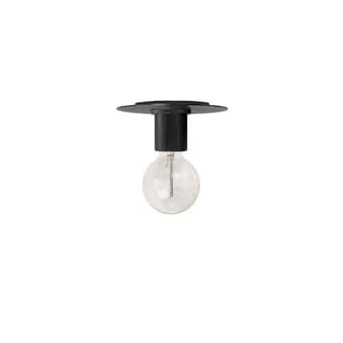 Dainolite 1 Light Matte Black Flush Mount  RSW-61FH-MB