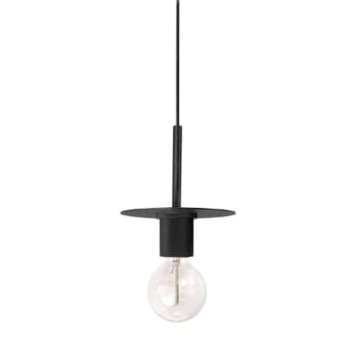 Dainolite 1 Light Matte Black Pendant RSW-61P-MB