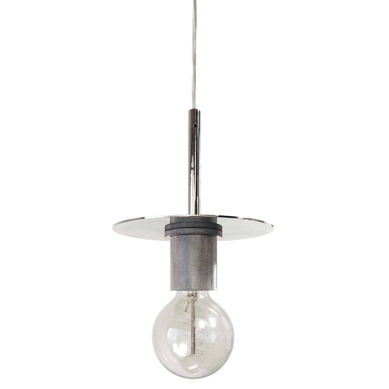 Dainolite 1 Light Incandescent Pendant, Polished Chrome RSW-61P-PC