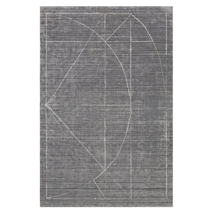 Uttermost Costilla Modern Gray 6 X 9 Rug 70034-6