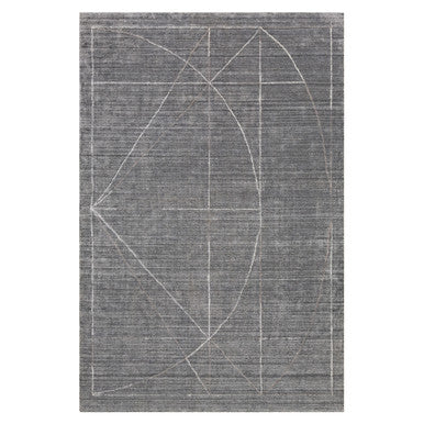 Uttermost Costilla Modern Gray 6 X 9 Rug 70034-6