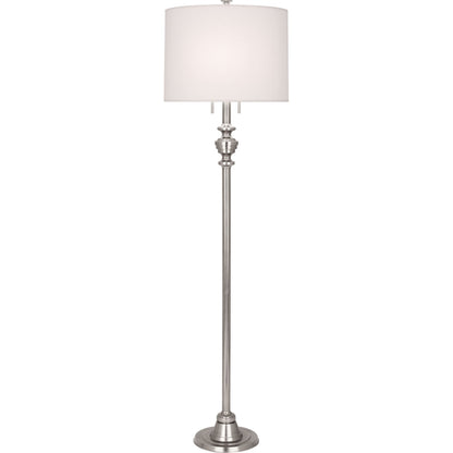 Robert Abbey  Arthur Floor Lamp in Polished Nickel Finish S1223