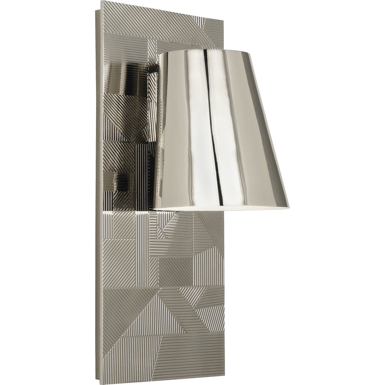 Robert Abbey Michael Berman Brut Wall Sconce in Polished Nickel S622