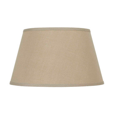 CAL Lighting Round Hardback Linen Shade Khaki SH-8114-17F