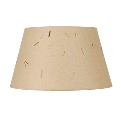 CAL Lighting Round Hardback Rice Paper Shade Kraft SH-8115-17F