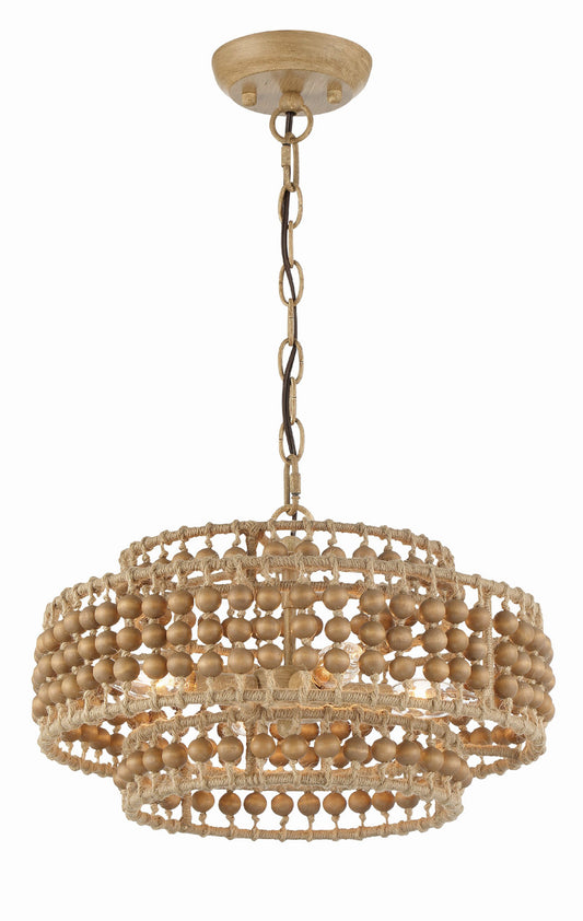 Crystorama Silas 3 Light Burnished Silver Chandelier SIL-B6003-BS