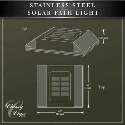 Classy Caps Stainless Steel Solar Path Light SL499