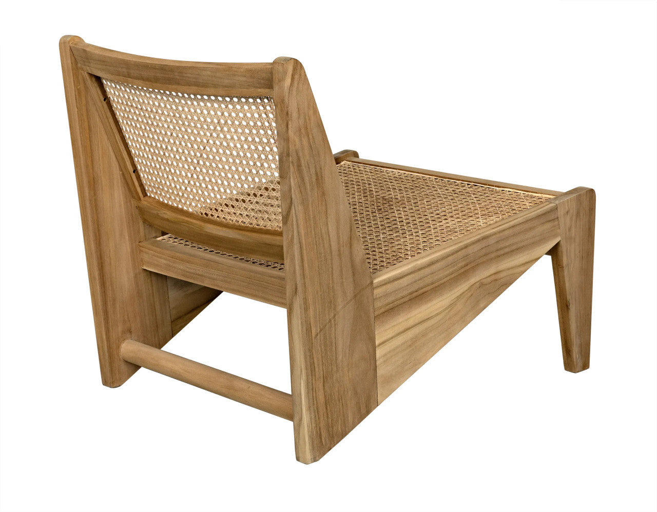 Noir Udine Chair With Caning in Natural SOF273T