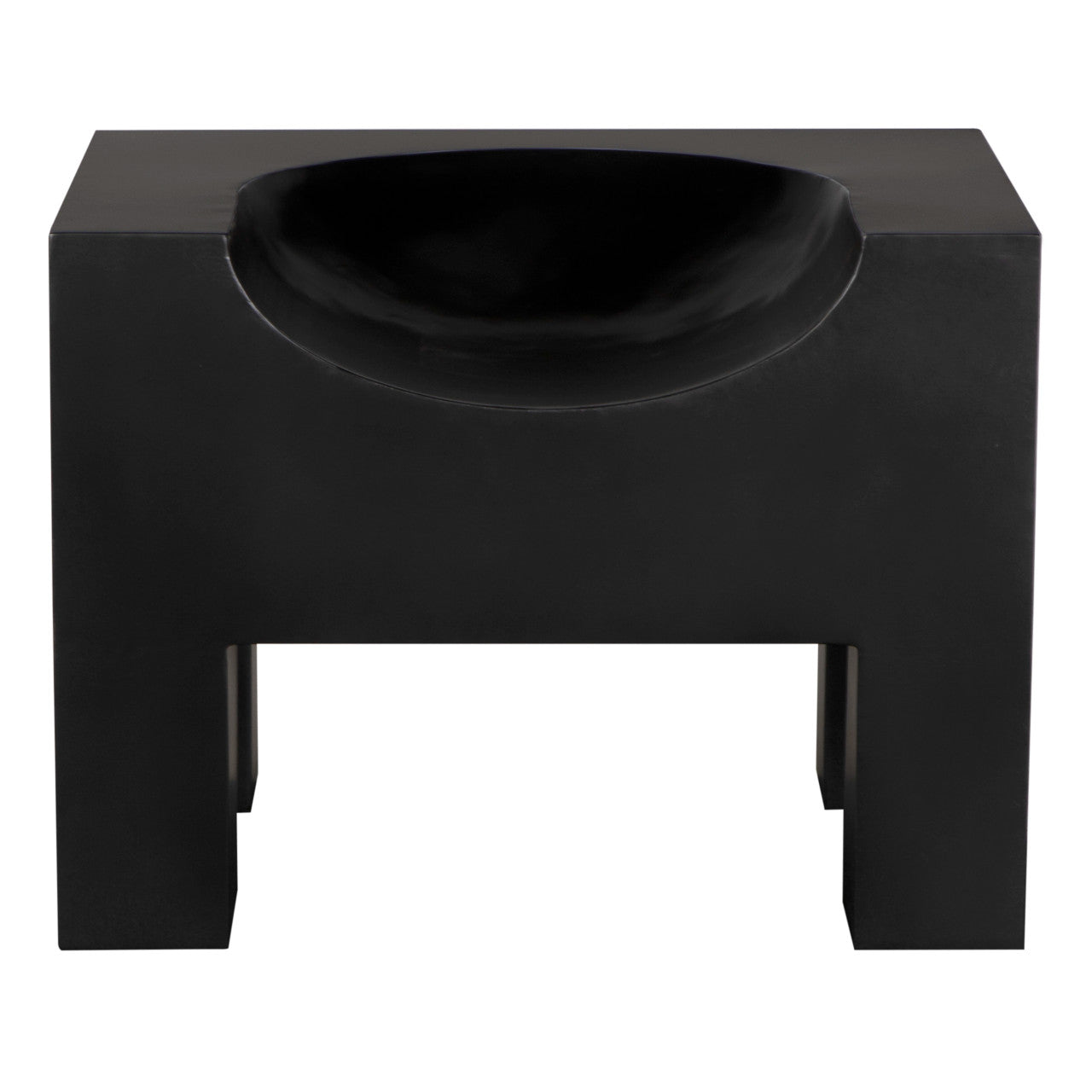 Noir Thron Chair in Matte Black SOF329MTB