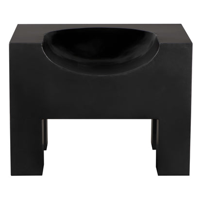 Noir Thron Chair in Matte Black SOF329MTB