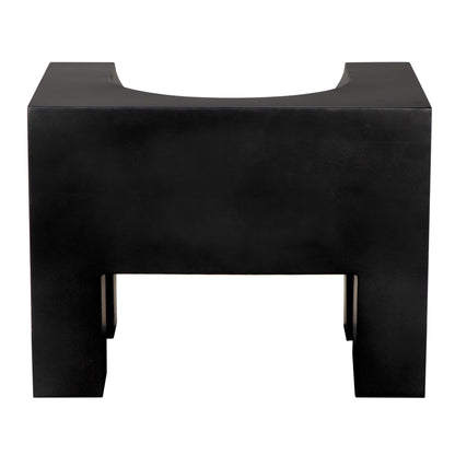 Noir Thron Chair in Matte Black SOF329MTB