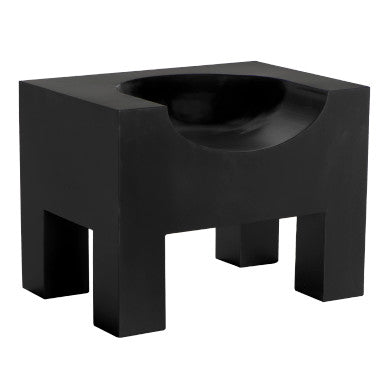 Noir Thron Chair in Matte Black SOF329MTB