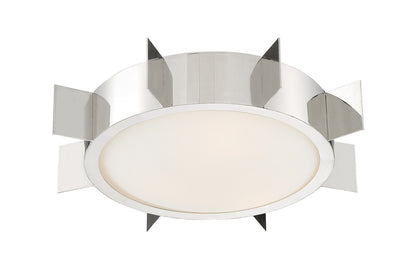 Crystorama Solas 3 Light Polished Nickel Ceiling Mount SOL-A3103-PN