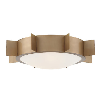 Crystorama Solas 3 Light Vibrant Gold Ceiling Mount SOL-A3103-VG