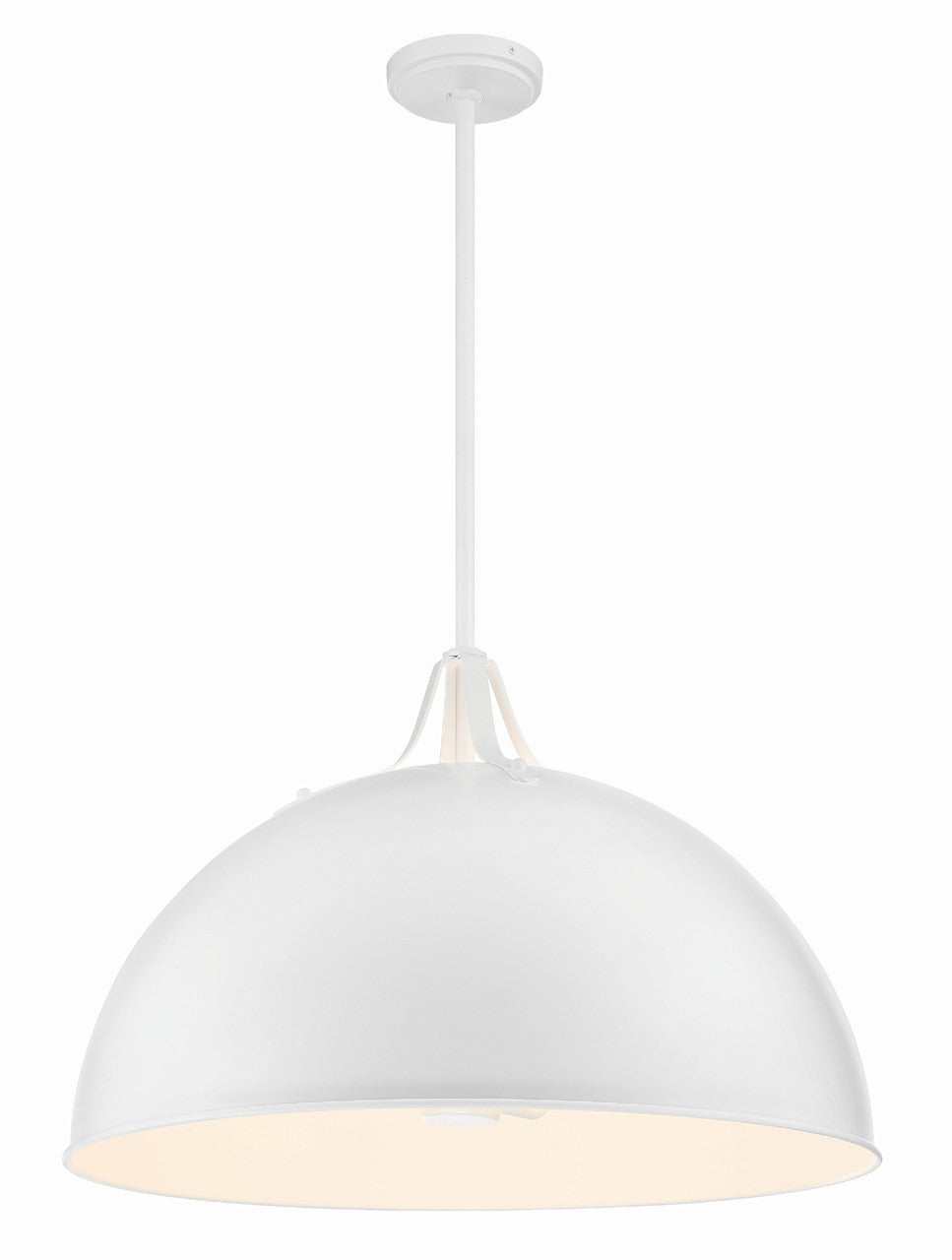 Crystorama Soto 3 Light White Pendant SOT-18017-WH