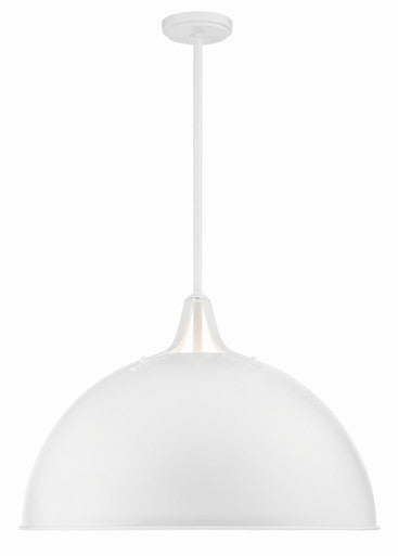 Crystorama Soto 3 Light White Pendant SOT-18017-WH